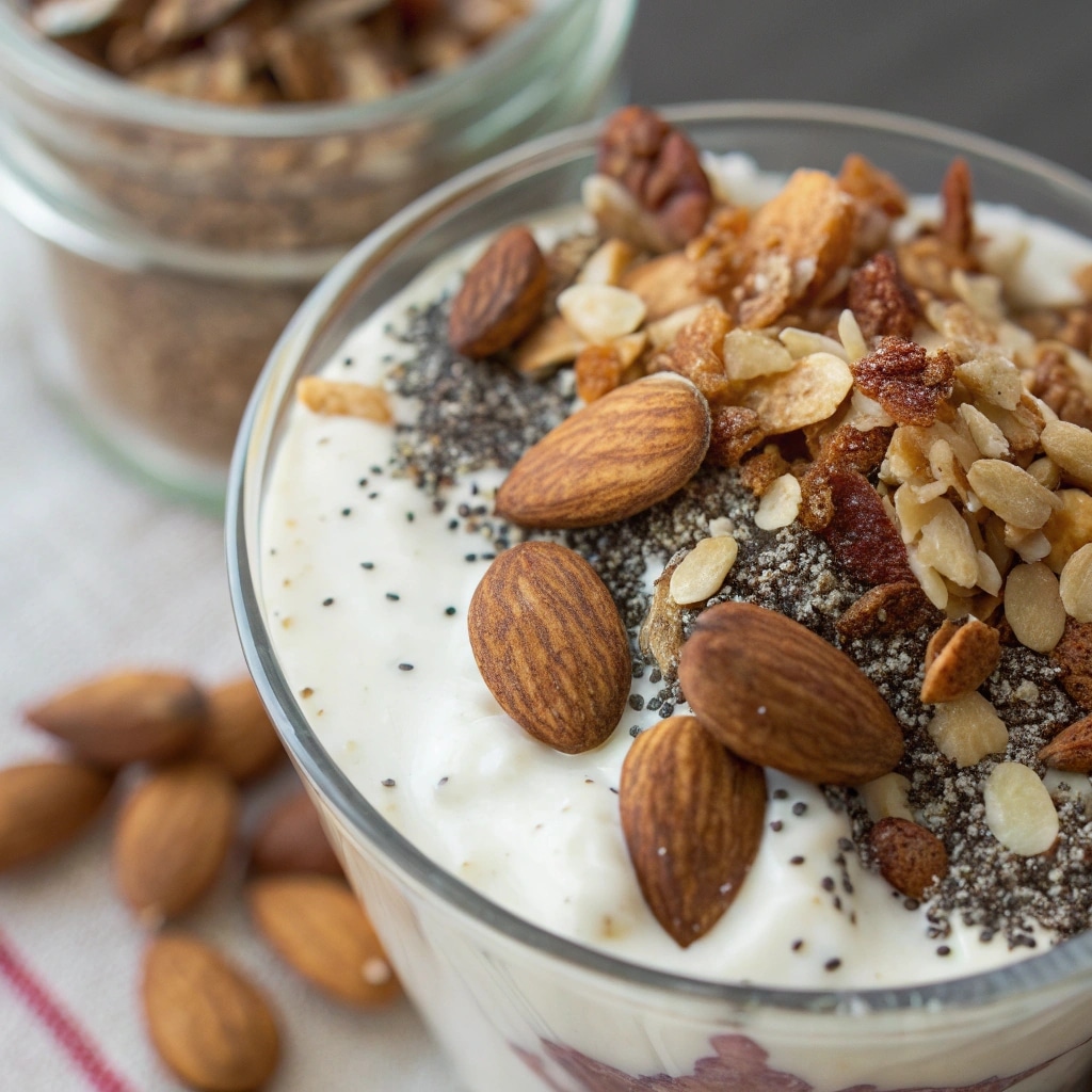 High Protein Breakfast Ideas for Energy & Weight Management 3 Greek yogurt parfait for a high protein breakfast